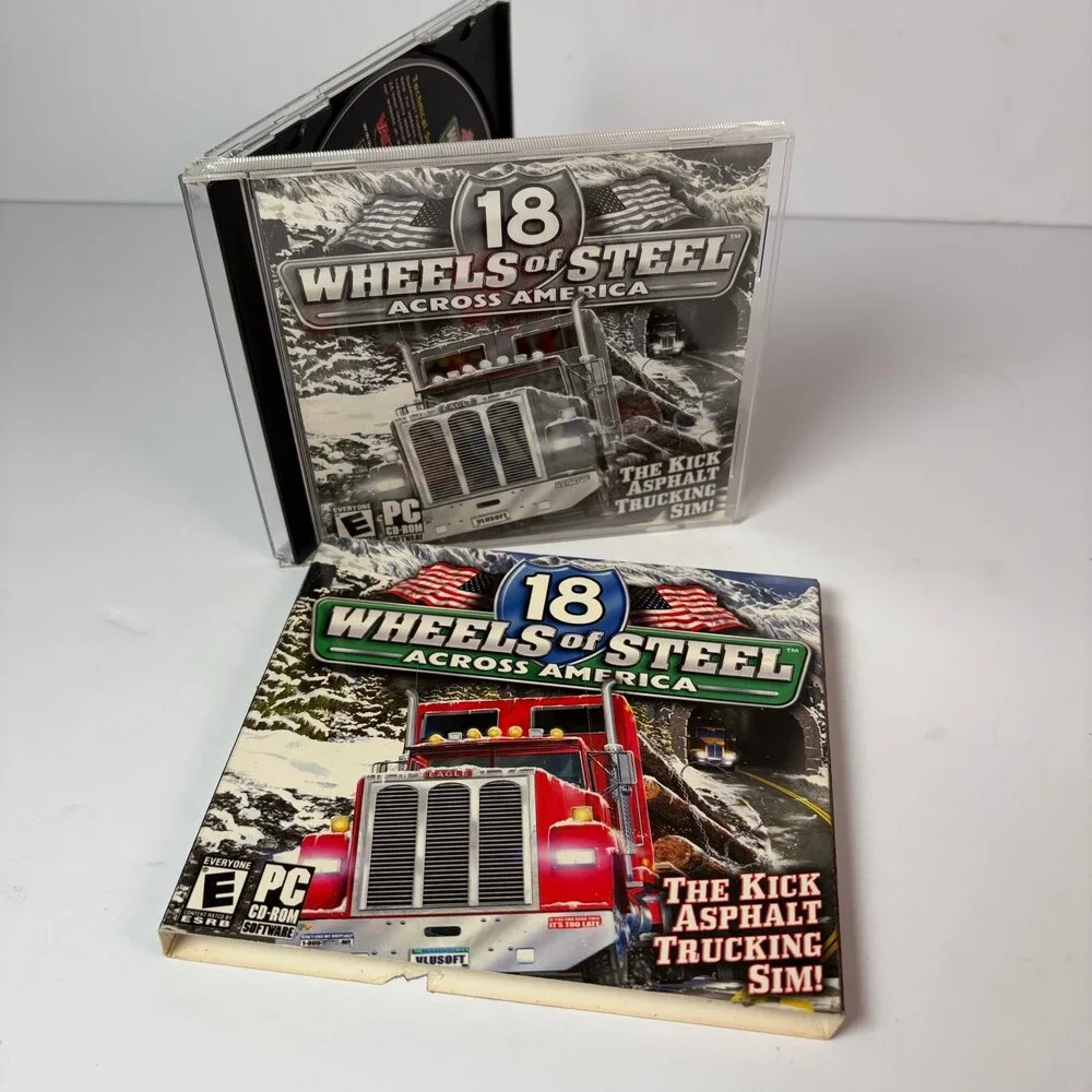 18 Wheels of Steel Across America PC CD-ROM ValuSoft THQ Trucking Simulation